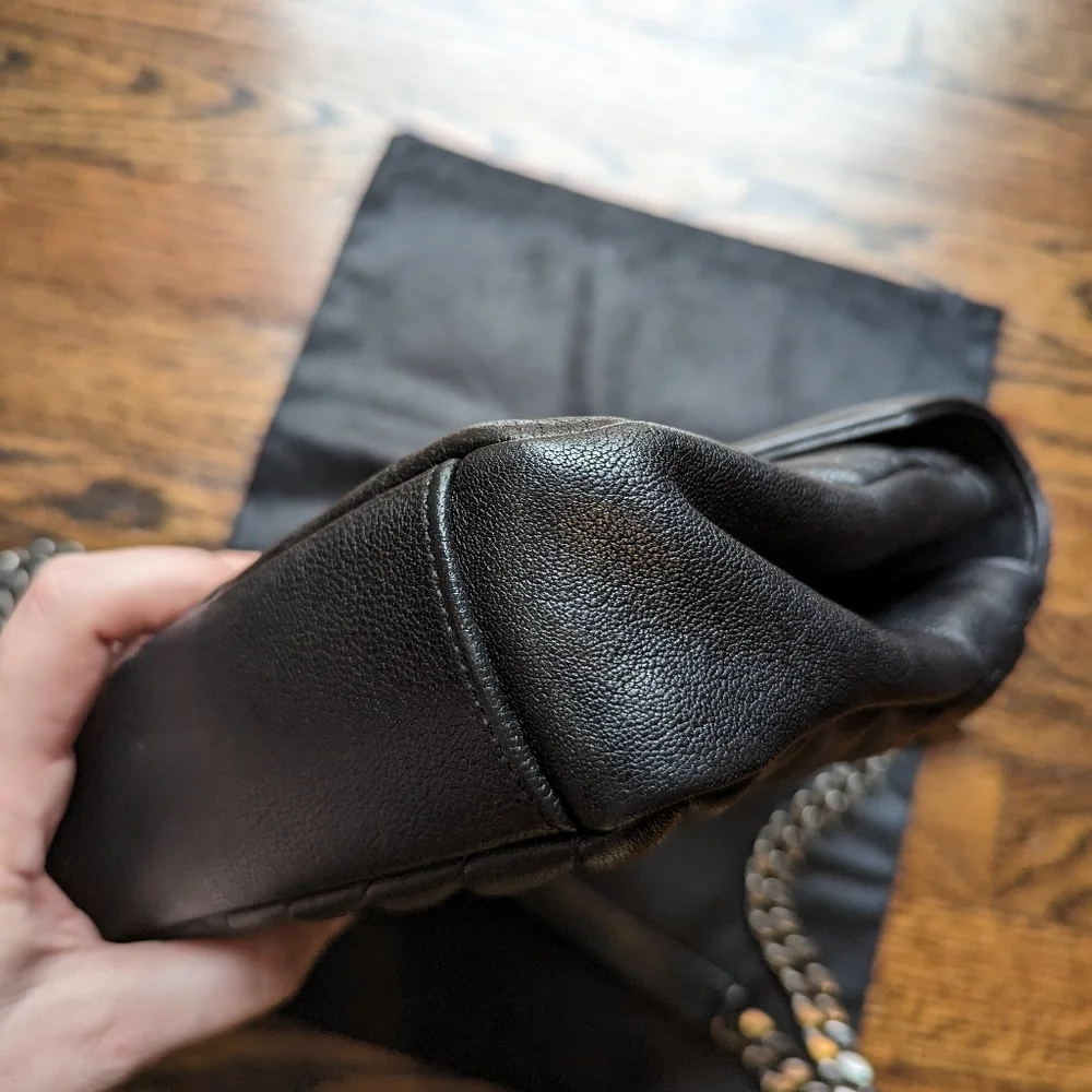 YSL College Black Gunmetal Bag Purse